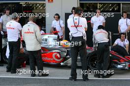 05.12.2007 Jerez, Spain,  Lewis Hamilton (GBR), McLaren Mercedes - Formula 1 Testing, Jerez