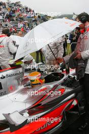 30.09.2007 Gotemba, Japan,  Lewis Hamilton (GBR), McLaren Mercedes - Formula 1 World Championship, Rd 15, Japanese Grand Prix, Sunday Pre-Race Grid