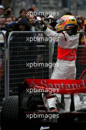 30.09.2007 Gotemba, Japan,  Winner, 1st, Lewis Hamilton (GBR), McLaren Mercedes, MP4-22 - Formula 1 World Championship, Rd 15, Japanese Grand Prix, Sunday Podium