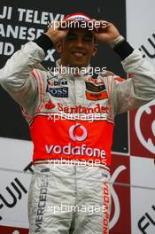 30.09.2007 Gotemba, Japan,  Winner, 1st, Lewis Hamilton (GBR), McLaren Mercedes, MP4-22 - Formula 1 World Championship, Rd 15, Japanese Grand Prix, Sunday Podium