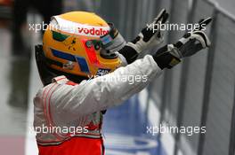 30.09.2007 Gotemba, Japan,  Lewis Hamilton (GBR), McLaren Mercedes - Formula 1 World Championship, Rd 15, Japanese Grand Prix, Sunday Podium