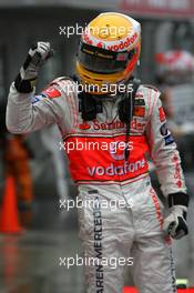 30.09.2007 Gotemba, Japan,  Lewis Hamilton (GBR), McLaren Mercedes - Formula 1 World Championship, Rd 15, Japanese Grand Prix, Sunday Podium