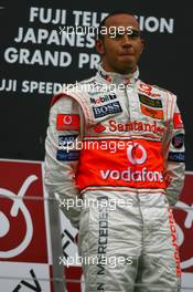 30.09.2007 Gotemba, Japan,  Winner, 1st, Lewis Hamilton (GBR), McLaren Mercedes, MP4-22 - Formula 1 World Championship, Rd 15, Japanese Grand Prix, Sunday Podium