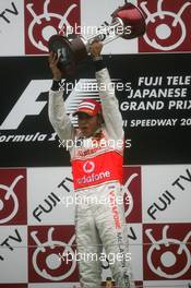 30.09.2007 Gotemba, Japan,  Winner, 1st, Lewis Hamilton (GBR), McLaren Mercedes, MP4-22 - Formula 1 World Championship, Rd 15, Japanese Grand Prix, Sunday Podium