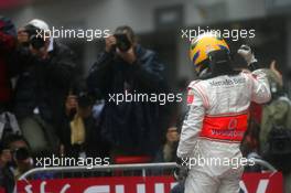 30.09.2007 Gotemba, Japan,  Winner, 1st, Lewis Hamilton (GBR), McLaren Mercedes, MP4-22 - Formula 1 World Championship, Rd 15, Japanese Grand Prix, Sunday Podium