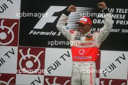 30.09.2007 Gotemba, Japan,  Winner, 1st, Lewis Hamilton (GBR), McLaren Mercedes, MP4-22 - Formula 1 World Championship, Rd 15, Japanese Grand Prix, Sunday Podium