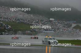 30.09.2007 Gotemba, Japan,  The F1 Safety Car leads Lewis Hamilton (GBR), McLaren Mercedes, MP4-22 and Fernando Alonso (ESP), McLaren Mercedes, MP4-22 - Formula 1 World Championship, Rd 15, Japanese Grand Prix, Sunday Race