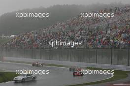 30.09.2007 Gotemba, Japan,  The F1 Safety car, leads Lewis Hamilton (GBR), McLaren Mercedes, MP4-22 and Mark Webber (AUS), Red Bull Racing, RB3 - Formula 1 World Championship, Rd 15, Japanese Grand Prix, Sunday Race