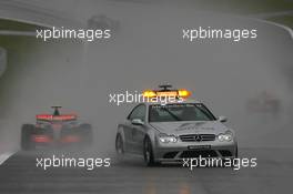 30.09.2007 Gotemba, Japan,  Lewis Hamilton (GBR), McLaren Mercedes, MP4-22 behind the safety car - Formula 1 World Championship, Rd 15, Japanese Grand Prix, Sunday Race