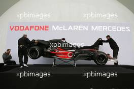 15.01.2007 Valencia, Spain The car get launched - McLaren Mercedes MP4-22 Launch