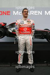 15.01.2007 Valencia, Spain Gary Paffett (GBR), Test Driver, McLaren Mercedes - McLaren Mercedes MP4-22 Launch