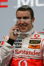 15.01.2007 Valencia, Spain Fernando Alonso (ESP), McLaren Mercedes - McLaren Mercedes MP4-22 Launch