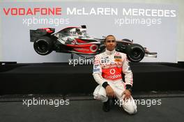 15.01.2007 Valencia, Spain Lewis Hamilton (GBR), McLaren Mercedes - McLaren Mercedes MP4-22 Launch