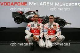 15.01.2007 Valencia, Spain Lewis Hamilton (GBR), McLaren Mercedes, Fernando Alonso (ESP), McLaren Mercedes - McLaren Mercedes MP4-22 Launch