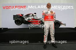 15.01.2007 Valencia, Spain Lewis Hamilton (GBR), McLaren Mercedes - McLaren Mercedes MP4-22 Launch