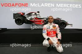 15.01.2007 Valencia, Spain Lewis Hamilton (GBR), McLaren Mercedes - McLaren Mercedes MP4-22 Launch