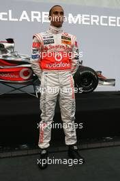 15.01.2007 Valencia, Spain Lewis Hamilton (GBR), McLaren Mercedes - McLaren Mercedes MP4-22 Launch