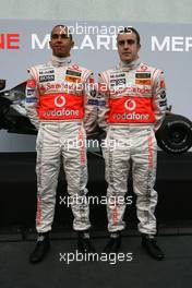 15.01.2007 Valencia, Spain Lewis Hamilton (GBR), McLaren Mercedes, Fernando Alonso (ESP), McLaren Mercedes - McLaren Mercedes MP4-22 Launch