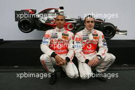 15.01.2007 Valencia, Spain Lewis Hamilton (GBR), McLaren Mercedes, Fernando Alonso (ESP), McLaren Mercedes - McLaren Mercedes MP4-22 Launch