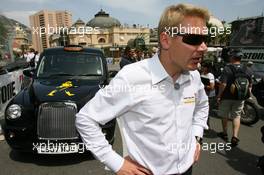 25.05.2007 Monte Carlo, Monaco,  Mika Hakkinen (FIN), Ex F1 World Champion, Global Responsible Drinking Ambassador for Johnnie Walker - Formula 1 World Championship, Rd 5, Monaco Grand Prix, Friday