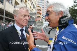 27.05.2007 Monte Carlo, Monaco,  Max Mosley (GBR), FIA President and Flavio Briatore (ITA), Renault F1 Team, Team Chief, Managing Director - Formula 1 World Championship, Rd 5, Monaco Grand Prix, Sunday Pre-Race Grid