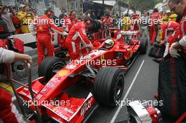 27.05.2007 Monte Carlo, Monaco,  Felipe Massa (BRA), Scuderia Ferrari, F2007 - Formula 1 World Championship, Rd 5, Monaco Grand Prix, Sunday Pre-Race Grid