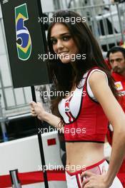 27.05.2007 Monte Carlo, Monaco,  Grid girl - Formula 1 World Championship, Rd 5, Monaco Grand Prix, Sunday Grid Girl