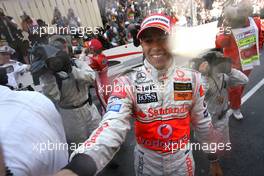 27.05.2007 Monte Carlo, Monaco,  Lewis Hamilton (GBR), McLaren Mercedes - Formula 1 World Championship, Rd 5, Monaco Grand Prix, Sunday Podium