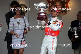 27.05.2007 Monte Carlo, Monaco,  Princess Caroline of Monaco and Lewis Hamilton (GBR), McLaren Mercedes - Formula 1 World Championship, Rd 5, Monaco Grand Prix, Sunday Podium