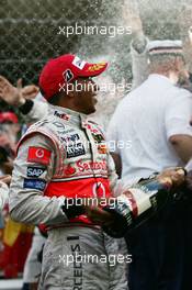 27.05.2007 Monte Carlo, Monaco,  Lewis Hamilton (GBR), McLaren Mercedes - Formula 1 World Championship, Rd 5, Monaco Grand Prix, Sunday Podium