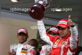 27.05.2007 Monte Carlo, Monaco,  Felipe Massa (BRA), Scuderia Ferrari - Formula 1 World Championship, Rd 5, Monaco Grand Prix, Sunday Podium