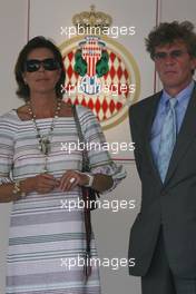 27.05.2007 Monte Carlo, Monaco,  Princess Caroline of Monaco, Ernst August V, Prince of Hanover - Formula 1 World Championship, Rd 5, Monaco Grand Prix, Sunday Podium