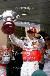 27.05.2007 Monte Carlo, Monaco,  Lewis Hamilton (GBR), McLaren Mercedes - Formula 1 World Championship, Rd 5, Monaco Grand Prix, Sunday Podium