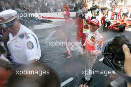 27.05.2007 Monte Carlo, Monaco,  Lewis Hamilton (GBR), McLaren Mercedes - Formula 1 World Championship, Rd 5, Monaco Grand Prix, Sunday Podium