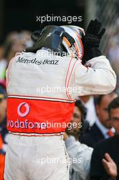 27.05.2007 Monte Carlo, Monaco,  1st place Fernando Alonso (ESP), McLaren Mercedes - Formula 1 World Championship, Rd 5, Monaco Grand Prix, Sunday Podium