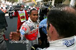 27.05.2007 Monte Carlo, Monaco,  Lewis Hamilton (GBR), McLaren Mercedes - Formula 1 World Championship, Rd 5, Monaco Grand Prix, Sunday Podium