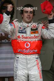 27.05.2007 Monte Carlo, Monaco,  Fernando Alonso (ESP), McLaren Mercedes - Formula 1 World Championship, Rd 5, Monaco Grand Prix, Sunday Podium