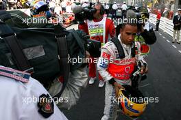 27.05.2007 Monte Carlo, Monaco,  Lewis Hamilton (GBR), McLaren Mercedes - Formula 1 World Championship, Rd 5, Monaco Grand Prix, Sunday Podium