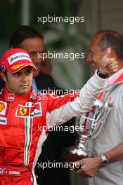 27.05.2007 Monte Carlo, Monaco,  3rd place Felipe Massa (BRA), Scuderia Ferrari - Formula 1 World Championship, Rd 5, Monaco Grand Prix, Sunday Podium