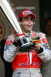 27.05.2007 Monte Carlo, Monaco,  1st place Fernando Alonso (ESP), McLaren Mercedes - Formula 1 World Championship, Rd 5, Monaco Grand Prix, Sunday Podium