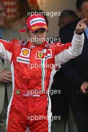 27.05.2007 Monte Carlo, Monaco,  Felipe Massa (BRA), Scuderia Ferrari - Formula 1 World Championship, Rd 5, Monaco Grand Prix, Sunday Podium