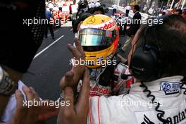 27.05.2007 Monte Carlo, Monaco,  Lewis Hamilton (GBR), McLaren Mercedes - Formula 1 World Championship, Rd 5, Monaco Grand Prix, Sunday Podium