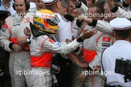 27.05.2007 Monte Carlo, Monaco,  Lewis Hamilton (GBR), McLaren Mercedes - Formula 1 World Championship, Rd 5, Monaco Grand Prix, Sunday Podium