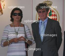 27.05.2007 Monte Carlo, Monaco,  Princess Caroline of Monaco, Ernst August V, Prince of Hanover - Formula 1 World Championship, Rd 5, Monaco Grand Prix, Sunday Podium