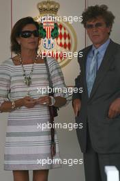 27.05.2007 Monte Carlo, Monaco,  Princess Caroline of Monaco, Ernst August V, Prince of Hanover - Formula 1 World Championship, Rd 5, Monaco Grand Prix, Sunday Podium