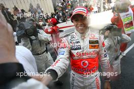 27.05.2007 Monte Carlo, Monaco,  Lewis Hamilton (GBR), McLaren Mercedes - Formula 1 World Championship, Rd 5, Monaco Grand Prix, Sunday Podium