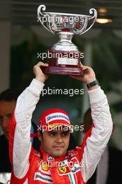 27.05.2007 Monte Carlo, Monaco,  3rd place Felipe Massa (BRA), Scuderia Ferrari - Formula 1 World Championship, Rd 5, Monaco Grand Prix, Sunday Podium