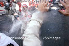 27.05.2007 Monte Carlo, Monaco,  Lewis Hamilton (GBR), McLaren Mercedes - Formula 1 World Championship, Rd 5, Monaco Grand Prix, Sunday Podium