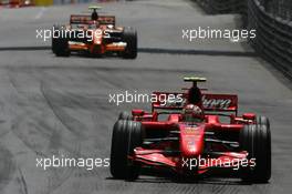 27.05.2007 Monte Carlo, Monaco,  Kimi Raikkonen (FIN), Räikkönen, Scuderia Ferrari, F2007 - Formula 1 World Championship, Rd 5, Monaco Grand Prix, Sunday Race