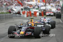 27.05.2007 Monte Carlo, Monaco,  Mark Webber (AUS), Red Bull Racing, RB3 - Formula 1 World Championship, Rd 5, Monaco Grand Prix, Sunday Race